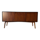 Scandinavian enfilade style in walnut, modern.