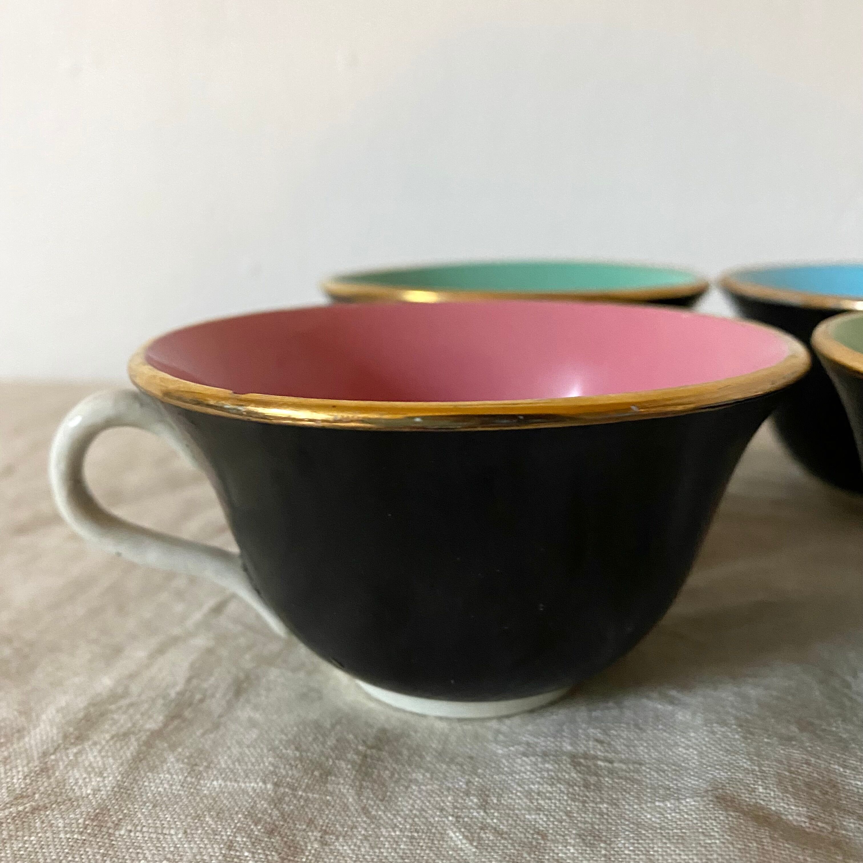 Digoin Sarreguemines Cups