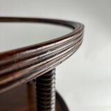 Mid-Century Wooden Bar Cart attributed to Paolo Buffa. Italy, 1940s