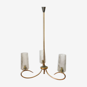 Vintage three-branched chandelier