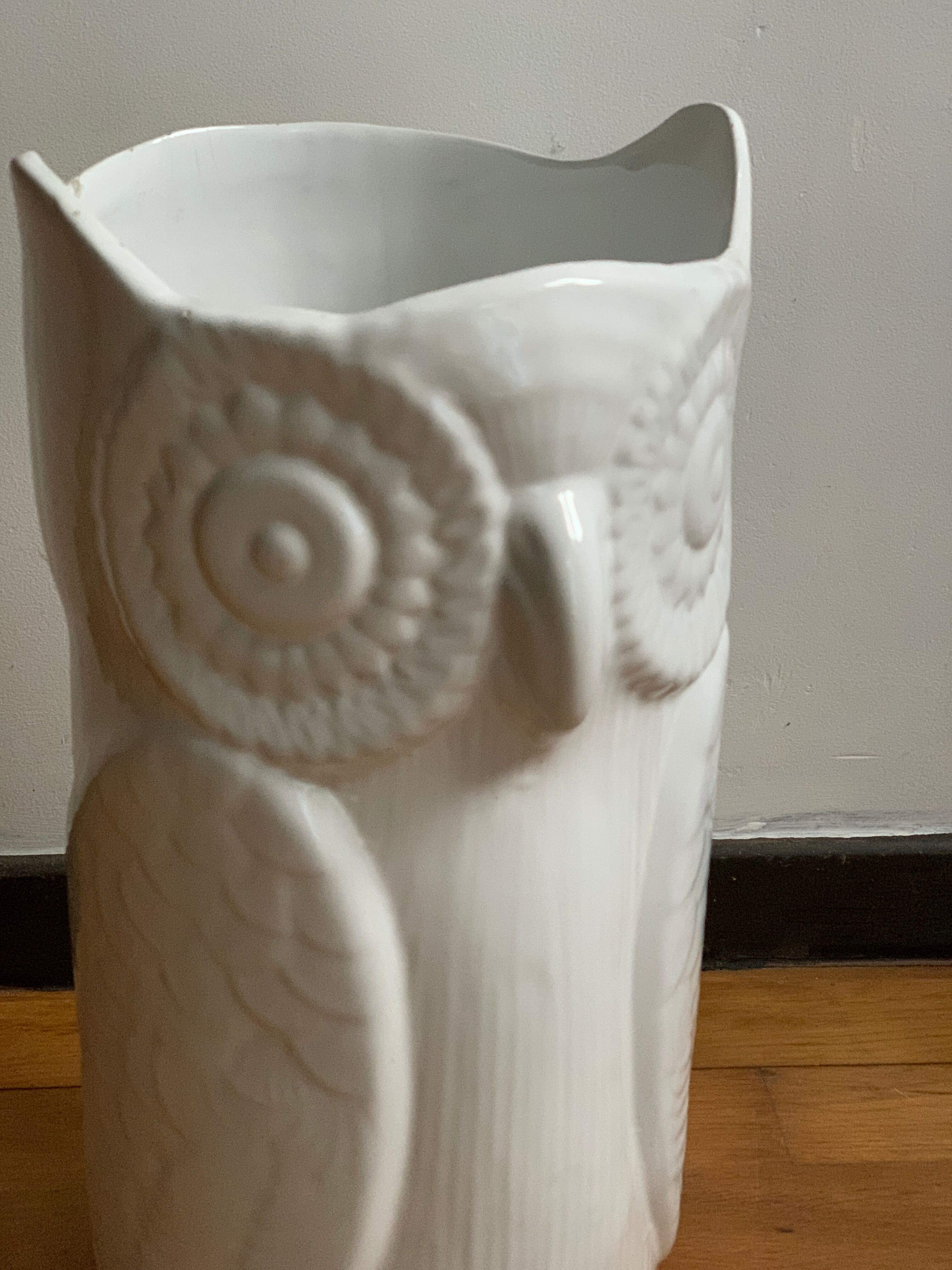 Owl ceramic umbrella door