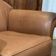 English club armchair in leather, modern production from the 1990s.