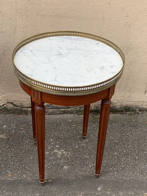 Table basse bouillotte de style Louis XVI
