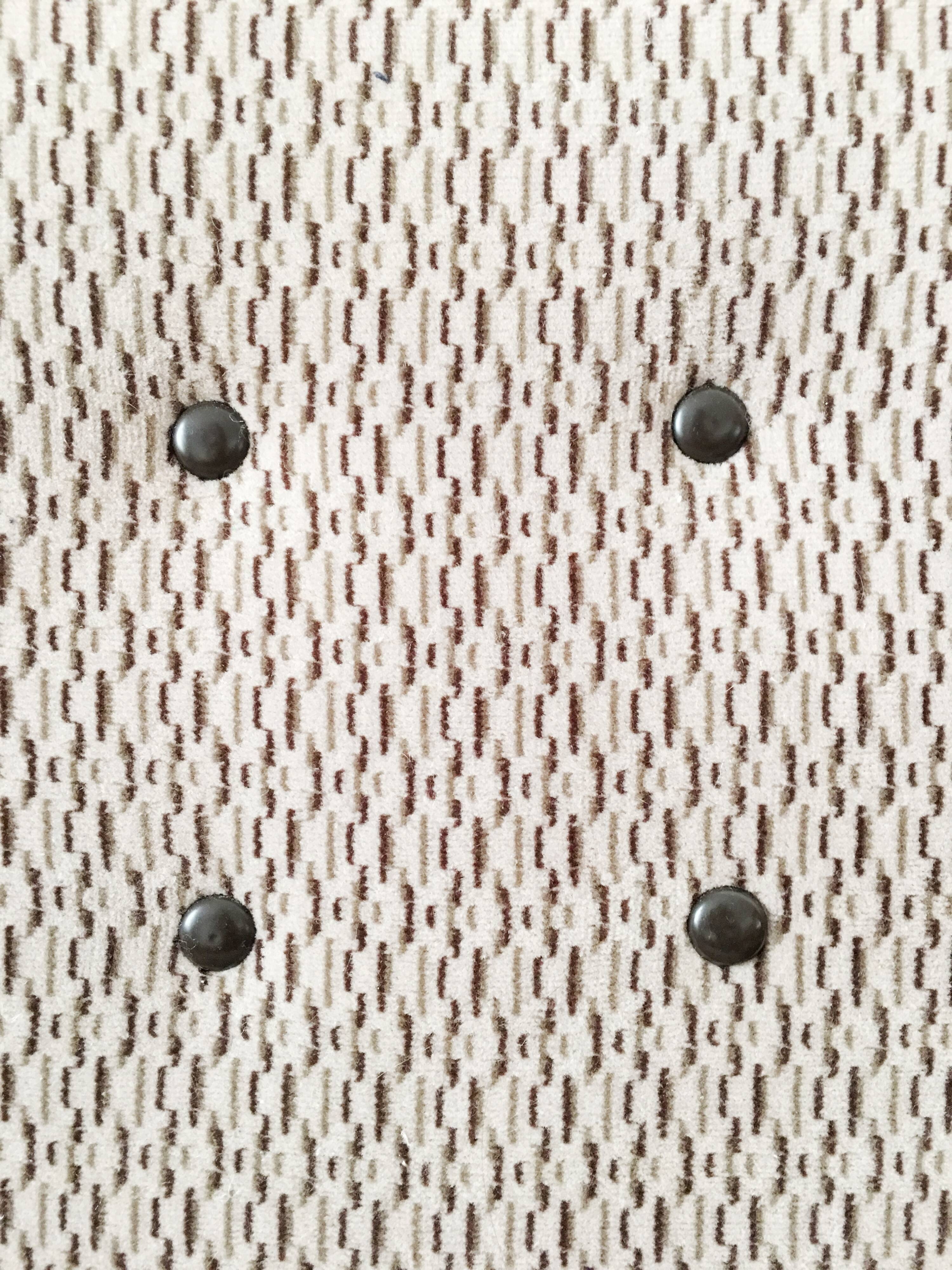 Grey/Brown Vintage Armchairs, 1960s, pair