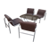 Fauteuils et table des années 1970 design hongrois