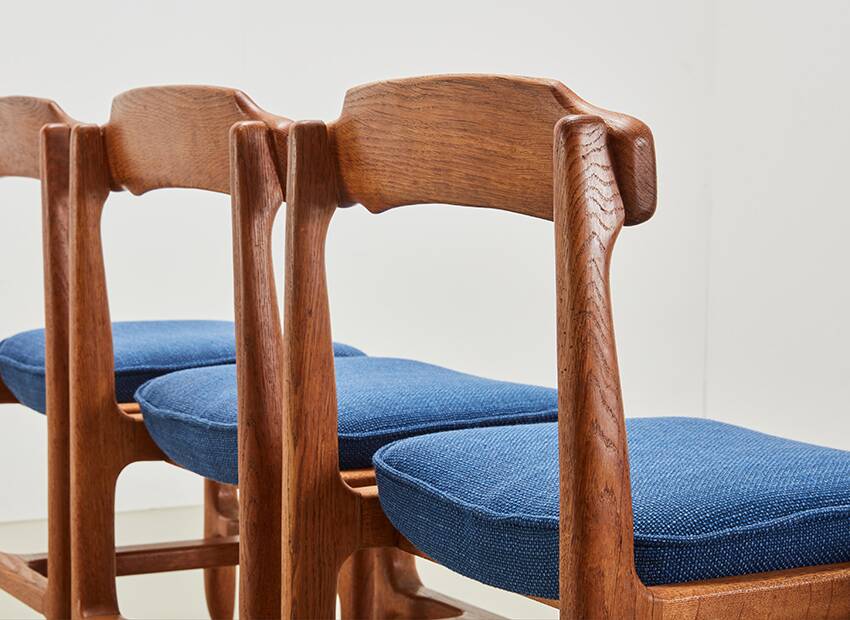 Guillerme & Chambron Set of 6 'Veronique' Dining Chairs for Votre Maison