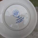 Lot of 12 blue plates for dessert Villeroy & Boch Made in germany SAAR "Rusticana"