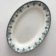 Plat ovale terre de fer "Mogador" Saint Amand