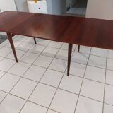 Extendable dining table in vintage Rio Rosewood 1960s