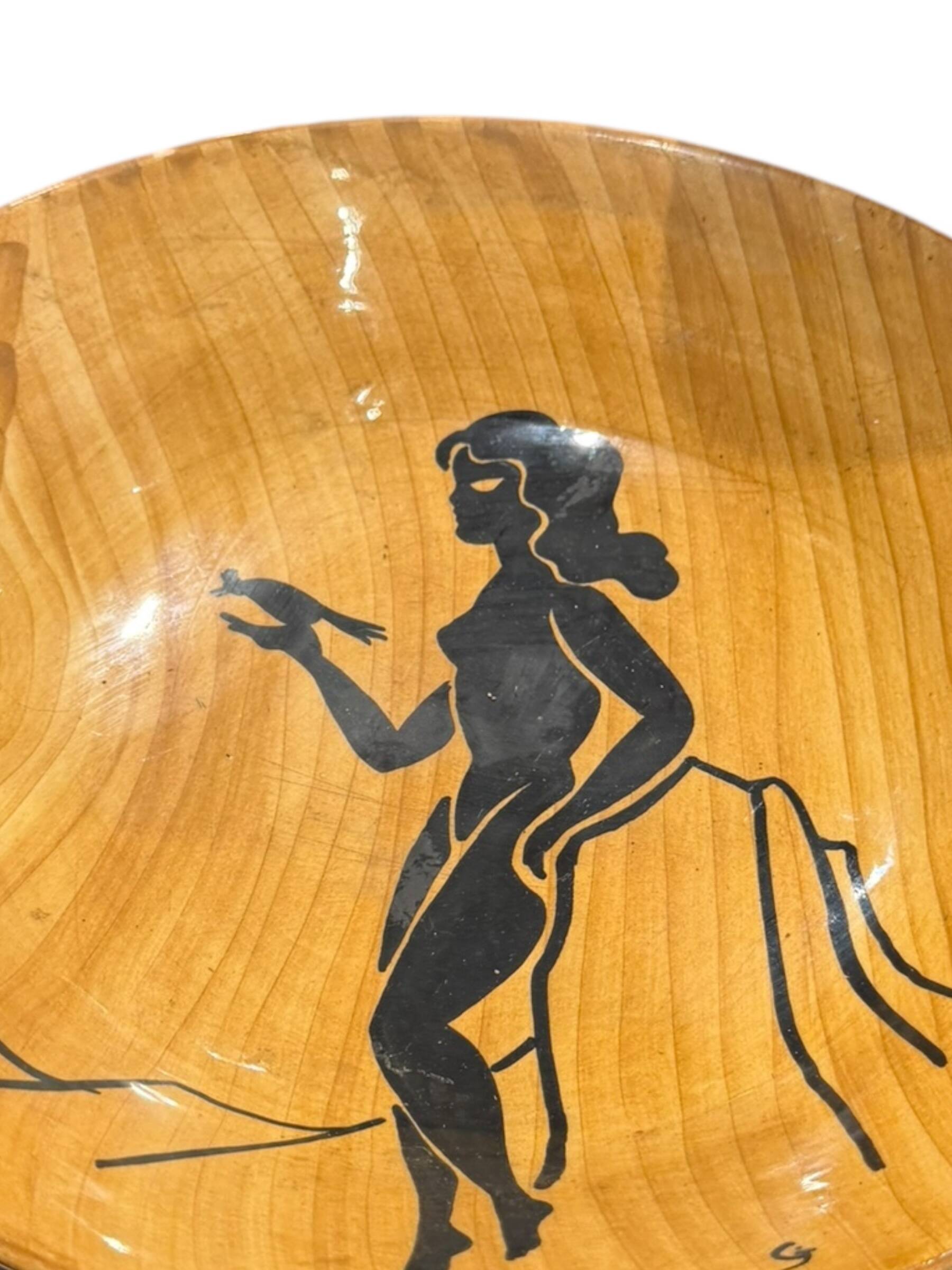 Important fruit bowl Grandjean Jourdan in Vallauris