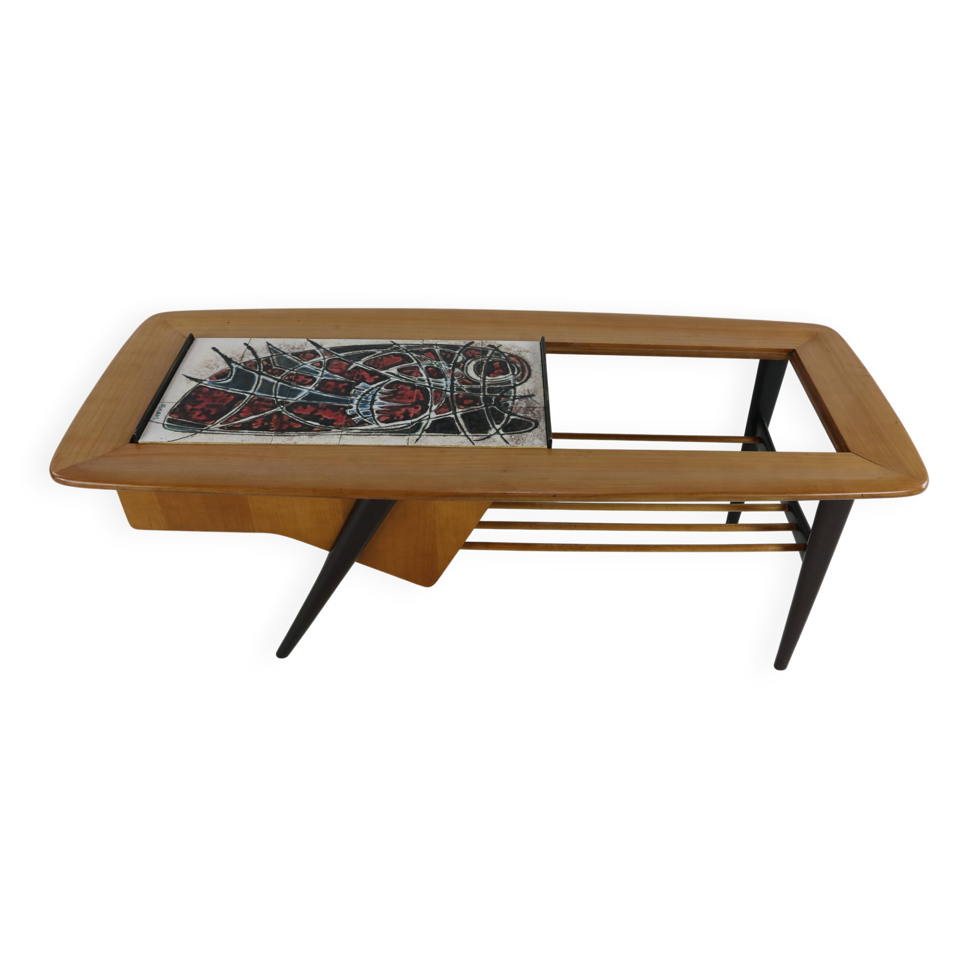 Iconic belgian design coffee table by Alfred Hendrickx