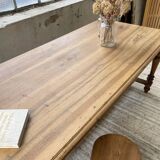 2m walnut drapery farm table