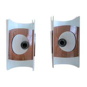 Pair of vintage wall lights, 1960-70