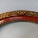 Old oval wooden frame