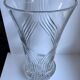 Molded glass vase art deco style made in France