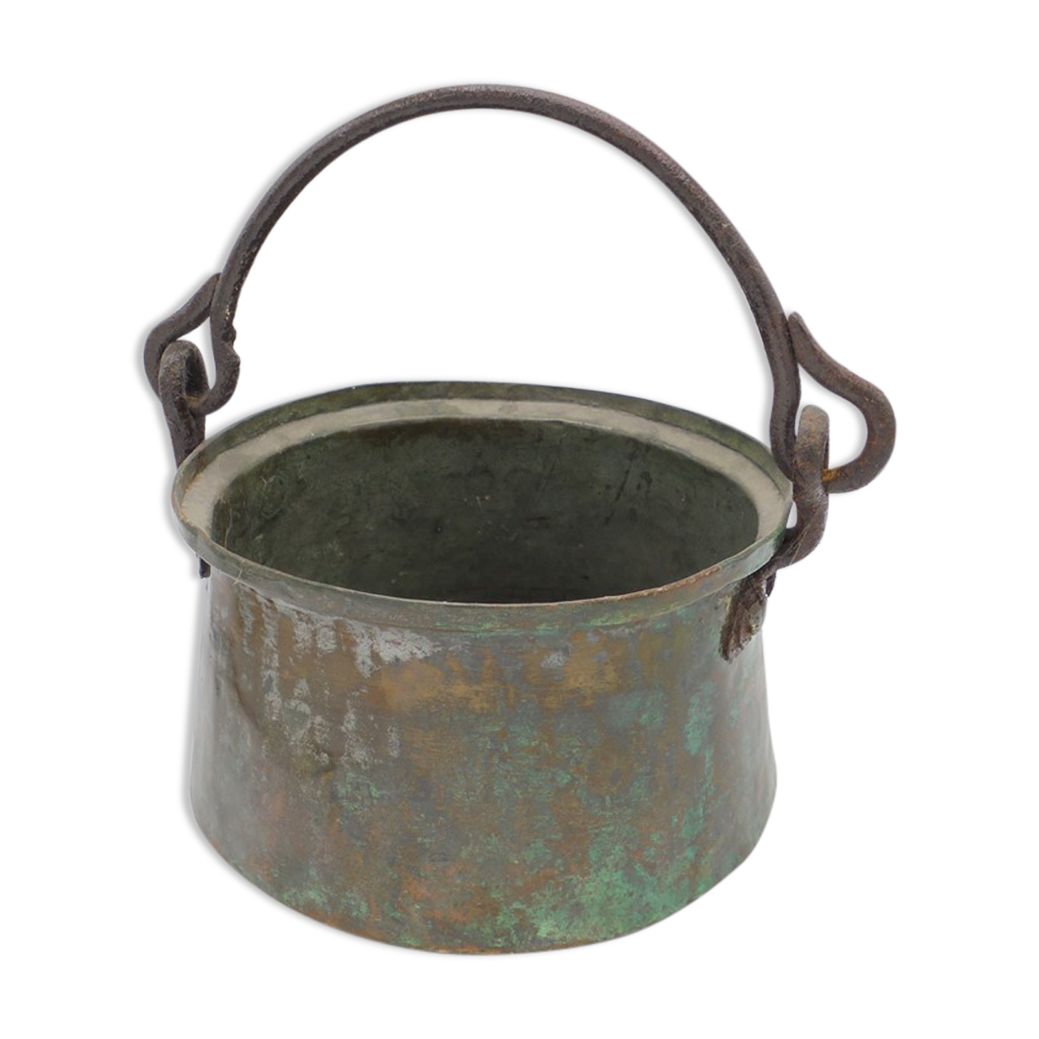 Copper cauldron for pot-stitgling