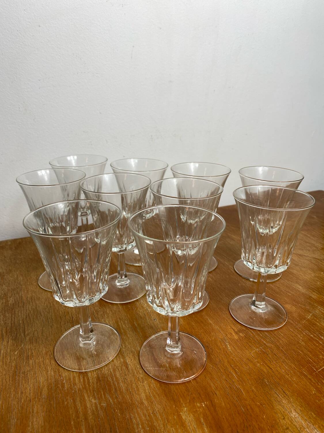Vintage stemmed glasses, Régence Luminarc
