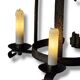 Lustre suspension en fer forgé années 50