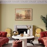 Landscape painting signed A. Corradi from the 20th century