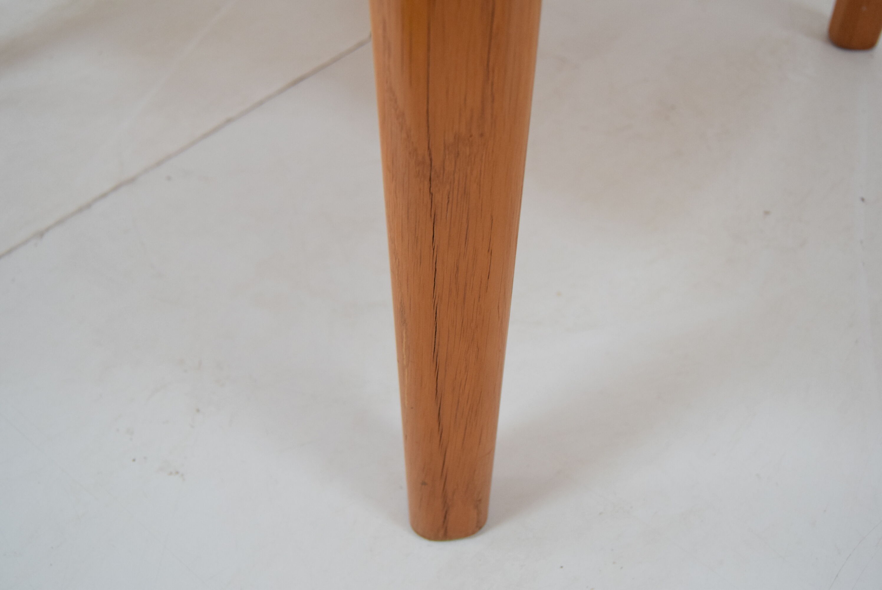 Mid-century  Round Folding dining table  by Jindrich Halabala ,Czechoslovakia,1950‘s.