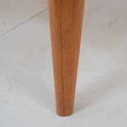 Mid-century  Round Folding dining table  by Jindrich Halabala ,Czechoslovakia,1950‘s.