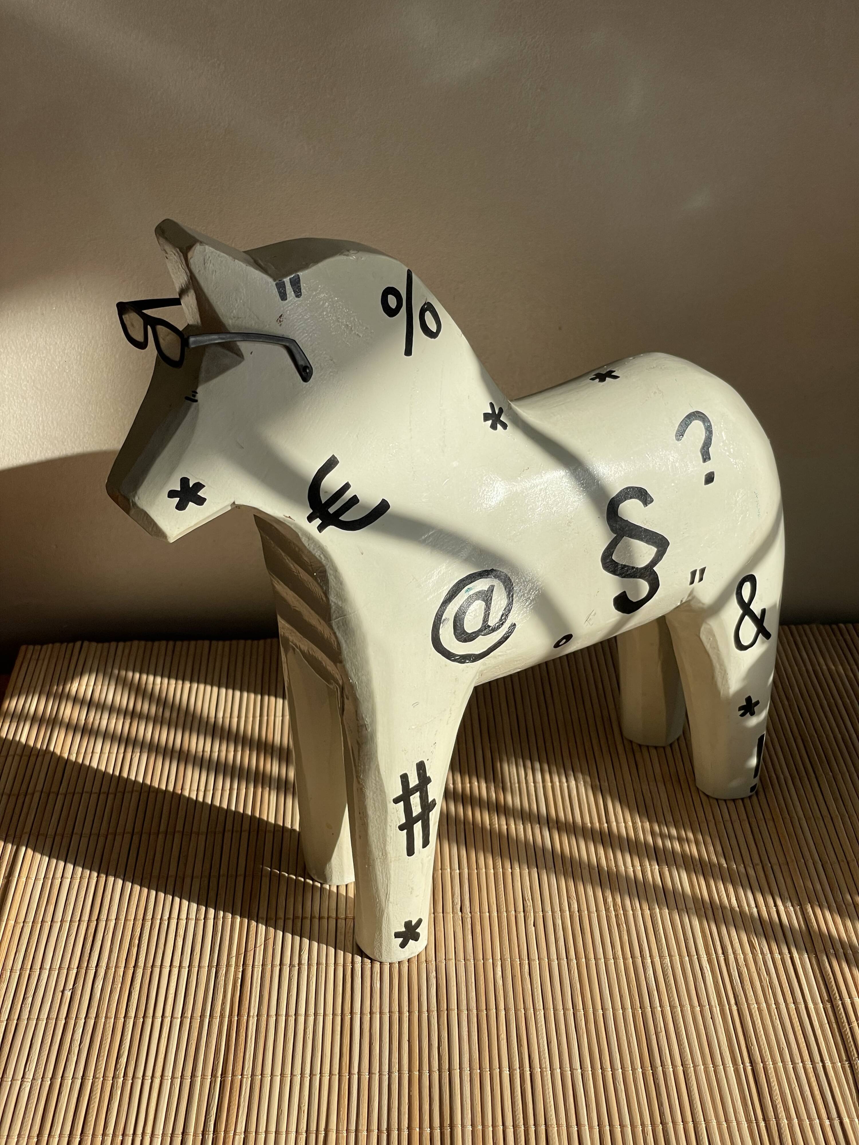 Cheval en bois Ikea Dala vintage