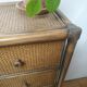 Rattan chest of drawers and canning