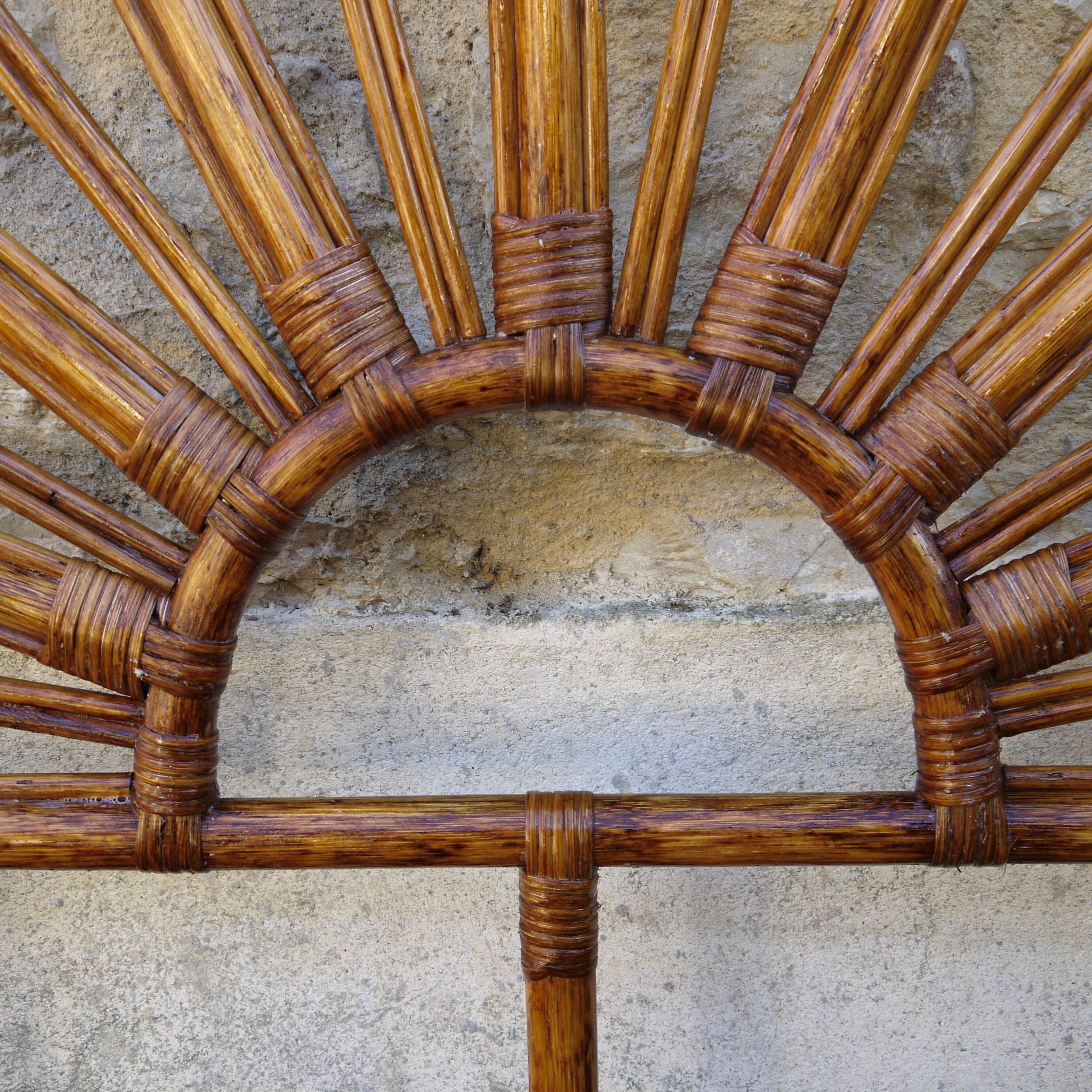 Headboard rattan 2 people