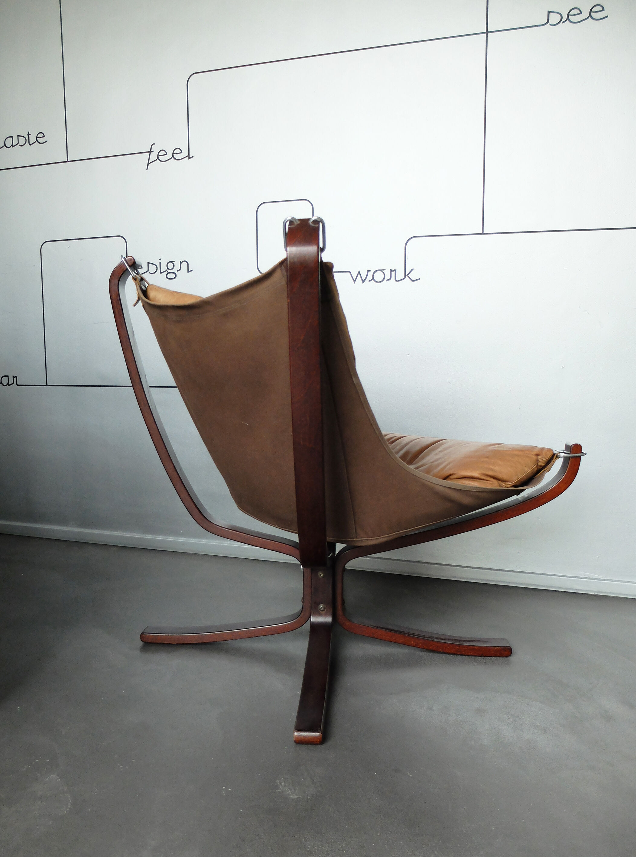 Scandinavian armchair Falcon Chair, Sigurd Resell for Vatne Møbler, Norway 1970