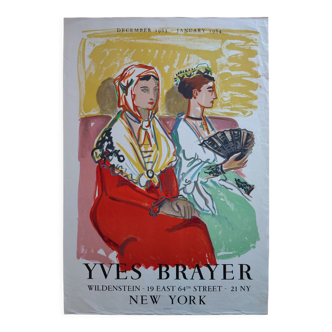 affiche Exposition 1973 Mourlot, Yves Brayer