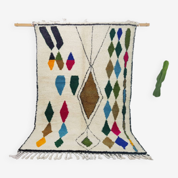 Tapis Marocain berbère 250 x 160 cm tapis Azilal en laine