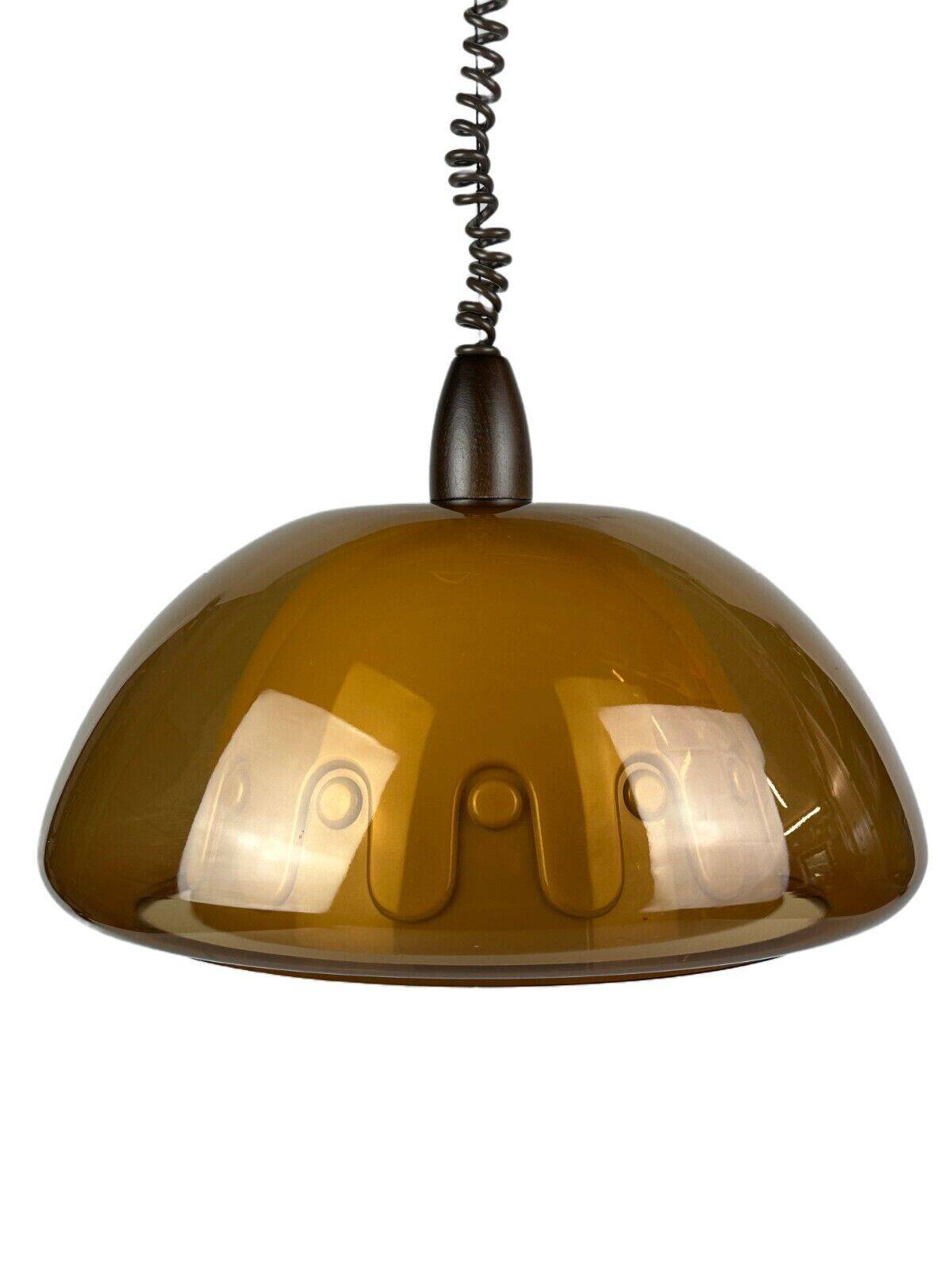 60s 70s ceiling lamp hanging lamp acrylic plastic metal space age design