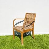 Vintage 1960s Wooden Children's Armchair