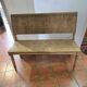 Banquette bistrot en bois , 120cms de long