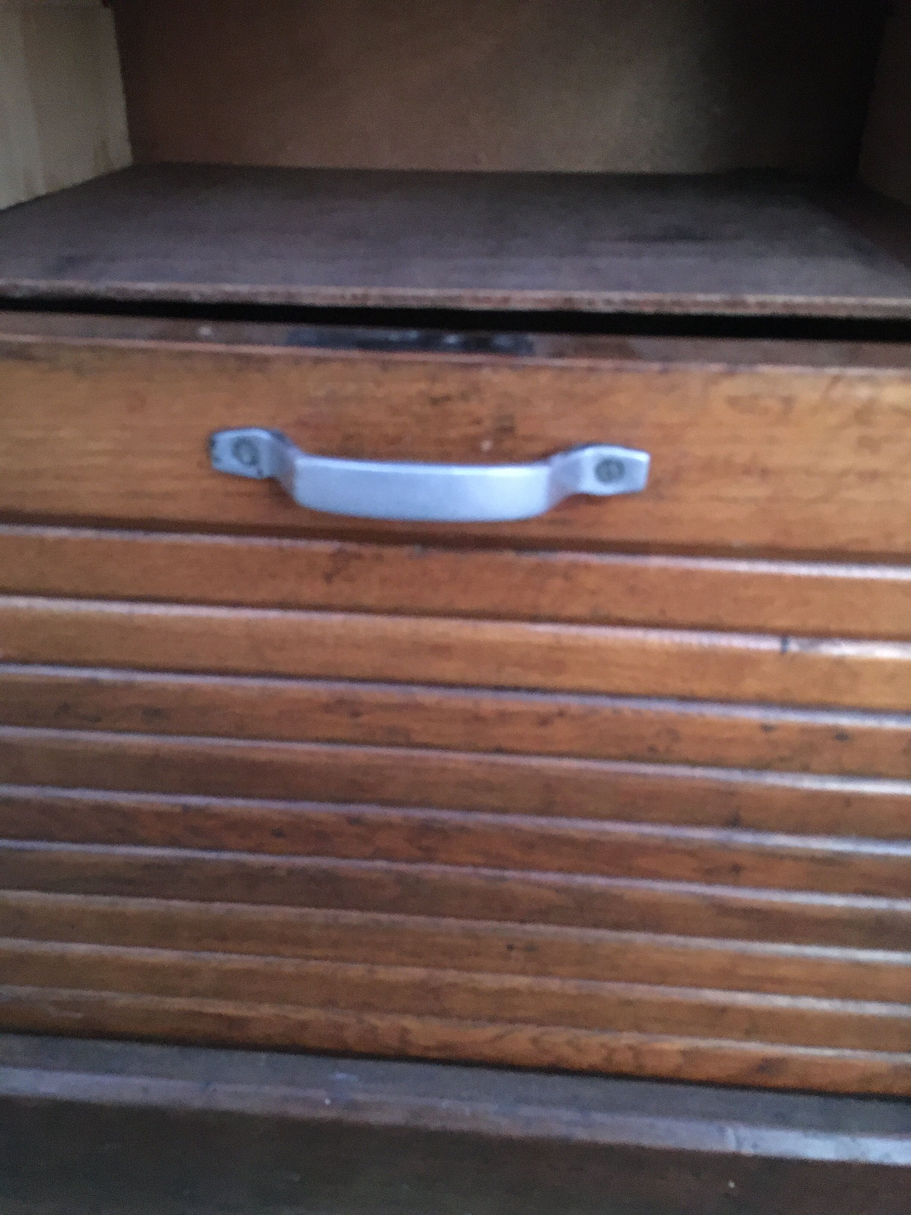 Solid oak curtain binder year 50