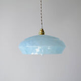 Speckled blue opaline hanging