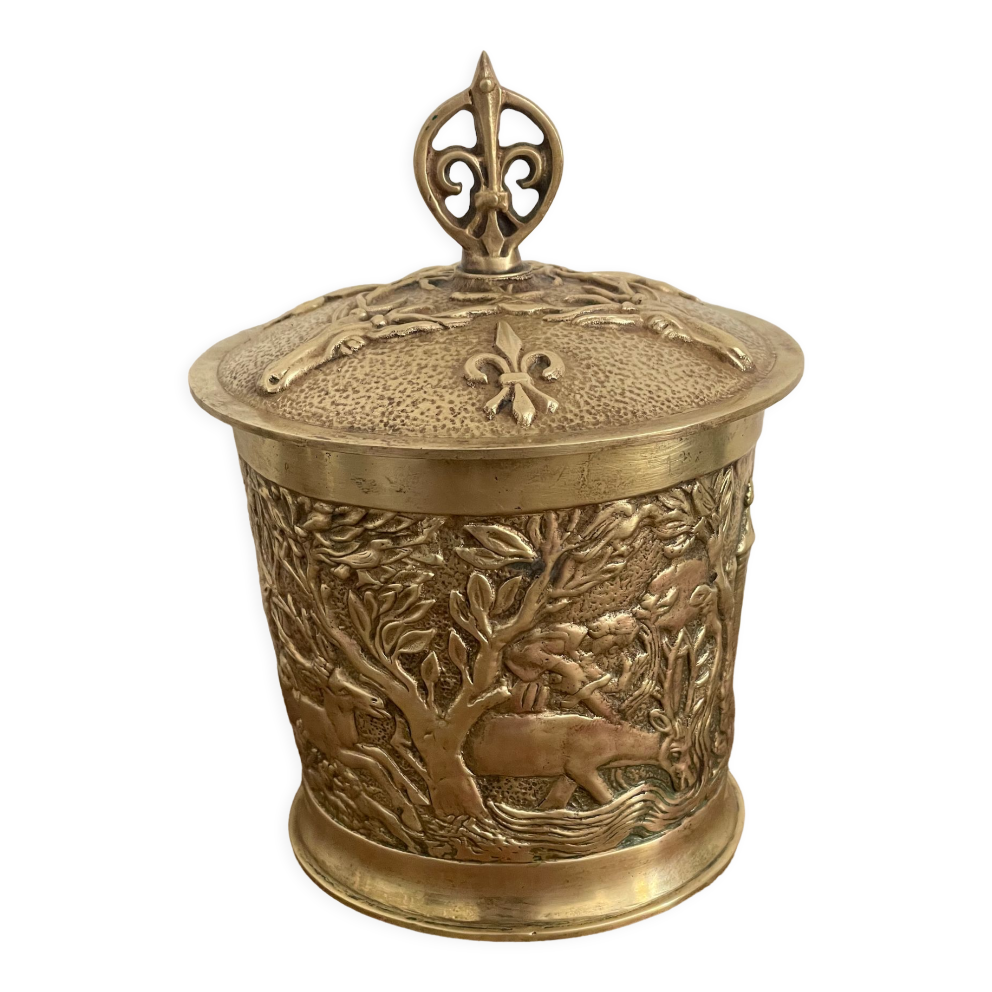 Bronze and ceramic pot Max le Verrier