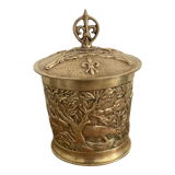 Bronze and ceramic pot Max le Verrier