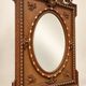 Large Napoleon III trumeau mirror, gilded wood, bevelled glass, 19th century.