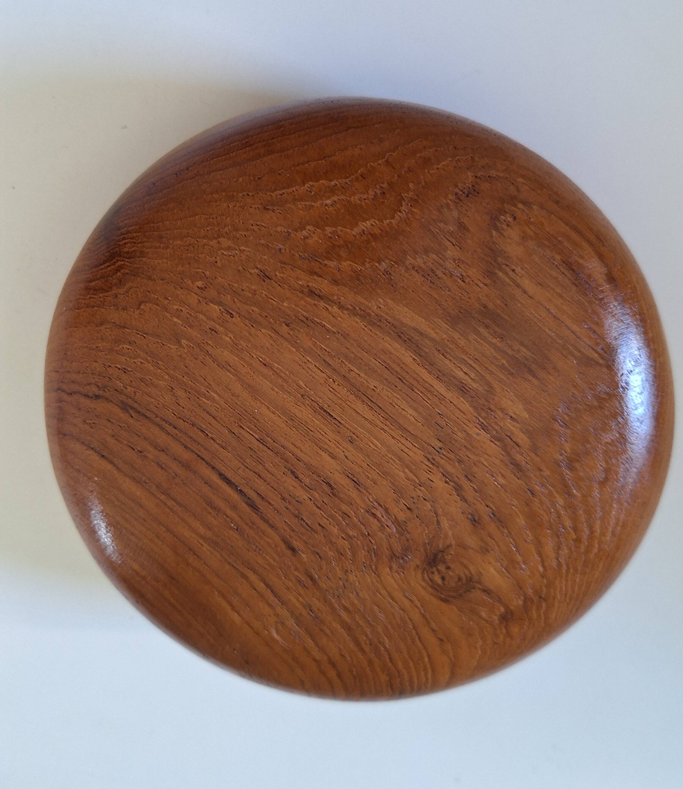 Scandinavian teak aperitif or emptying dish, vintage 60s
