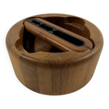 Teak nutcracker & bowl by Flemming Digsmed for Nissen Denmark 1960’s