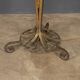 A french gilt wrought iron floor lamp, attributed to maison bagues c.1970