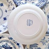 Mismatched antique dinner plates
