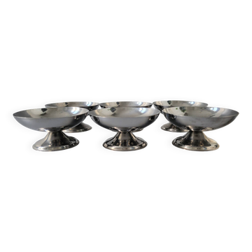 6 Stainless Steel Bowls