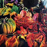 Bijn, oil on canvas. Still life XXth, signed and dated 6.98