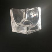 Beau cendrier cristal daum de la cubic collection