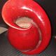 Vase coeur de rose en céramique par Fred et Andrée Stocker vers 1950