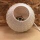 Old rotaflex plexi pendant lamp ball shape 70s vintage