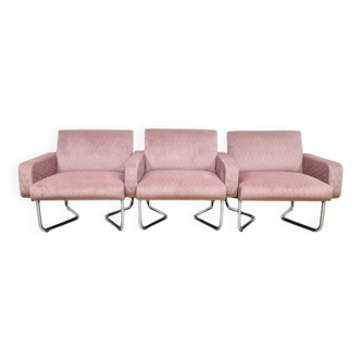 Vintage modular sofa lounge chair 'Nude tone'