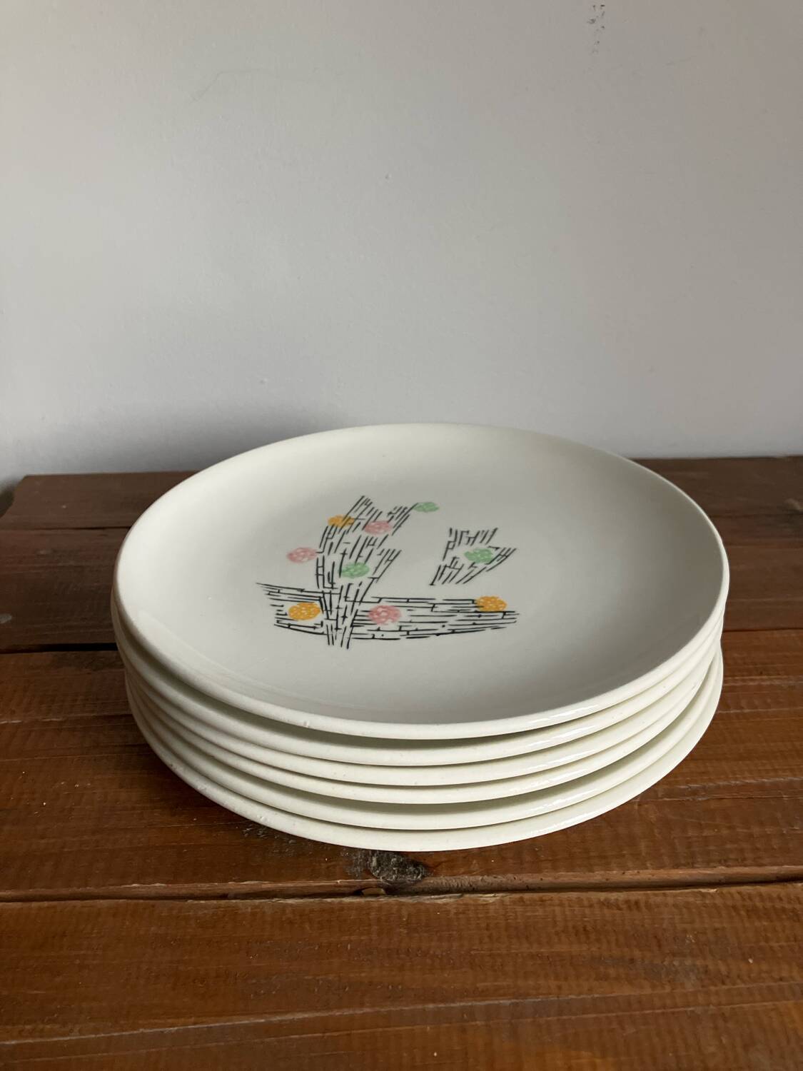 6 dessert plates
